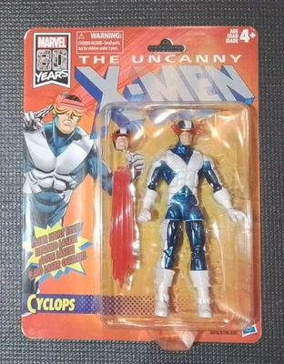 Figura Cíclope Retro Uncanny X-Men Marvel Legends 80 Años 2019 X-Factor Optic Foto 1 de 4