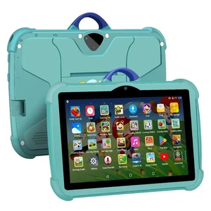 2025 Kids Tablet 7 Inch, Android, 4GB+64GB Storage, Bundle, WIFI, Free Case NEW - Picture 1 of 14