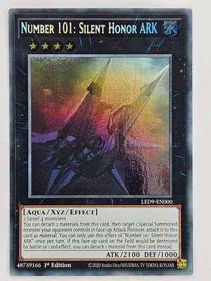Yu Gi Oh - LED9-EN000 Number 101: Silent Honor ARK - Ghost Rare - Image 1 of 4
