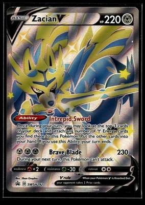 Zacian V (Shiny) - Promo SWSH: Sword & Shield Promo Cards SWSH292 NM - Image 1 of 2