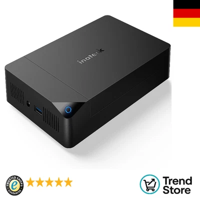 USB 3.0 SATA Gehäuse | 20 TB Support | Ring-LED Anzeige - Bild 1 von 4