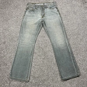 Jeans Express Para Hombre 31x32 Gris Kingston Bootcut Clásico Tiro Bajo Denim - Imagen 1 de 9