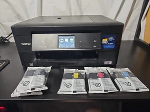 Brother Work Smart MFC-J885DW Color Wireless Inkjet All-in-One W/Extra Ink - Picture 1 of 4