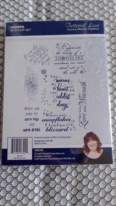 Tattered Lace Verses A6 stamp set- new - Picture 1 of 2