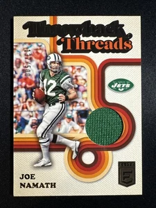 2024 Donruss Elite Throwback Threads Joe Namath Jersey /500 Jets  - Picture 1 of 2
