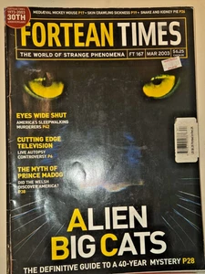 The Fortean Times FT167 September 2003 sacred alien cats with telepathy - Foto 1 di 2