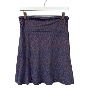 Falda Chaka Toad and Co Mujer Pequeña Azul Geométrica Tencel Orgánica Senderismo Foto 1 de 4