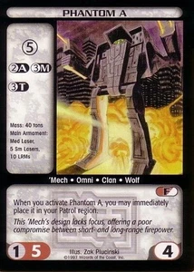 Phantom A - Mechwarrior - Battletech CCG - Picture 1 of 6