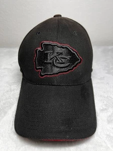 Kansas City Chiefs Hat Black NFL Adjustable - Picture 1 of 10
