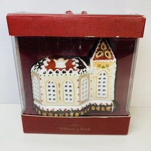 Villeroy Boch Scandinavia Gingerbread Ceramic Church Tea Light holder In Box - Picture 1 of 24