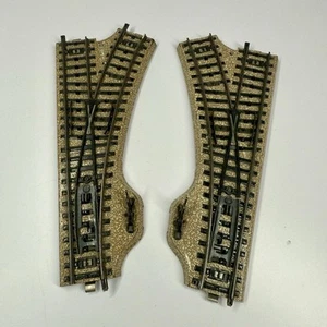 HO Scale Marklin Left Hand & Right Hand Manual Switch Turnout - Picture 1 of 9