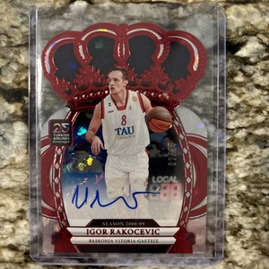 IGOR RAKOCEVIC 2024-25 Panini Crown Royale Euroleague Red Auto #/25 Baskonia - Picture 1 of 2