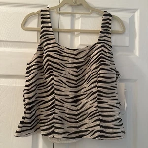 Andretta Donatello Damen schwarz/creme Perlen formelles Top Größe XL Abend neu mit Etikett! - Bild 1 von 17