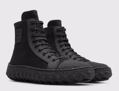 Zapatillas altas Camper Lab Ground 38 EE. UU. 7,5 negras lona suelas Michelin nuevas con etiquetas Foto 1 de 4