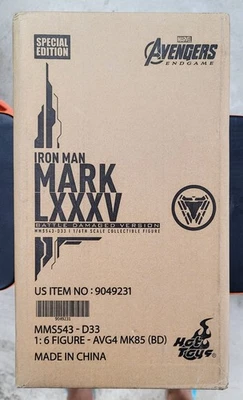 FREE SHIPPING Hot Toys MMS543-D33 Iron Man Mark 85 BATTLE DAMAGE EXC Diecast 1:6 - Image 1 of 4