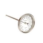 6 Inch Long Stem Brewing Dial Stainless Steel Thermometer For Homebrew