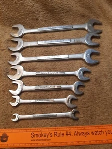 Vintage Craftsman Maulschlüssel 7 Stück Made in USA V SERIE  - Bild 1 von 8