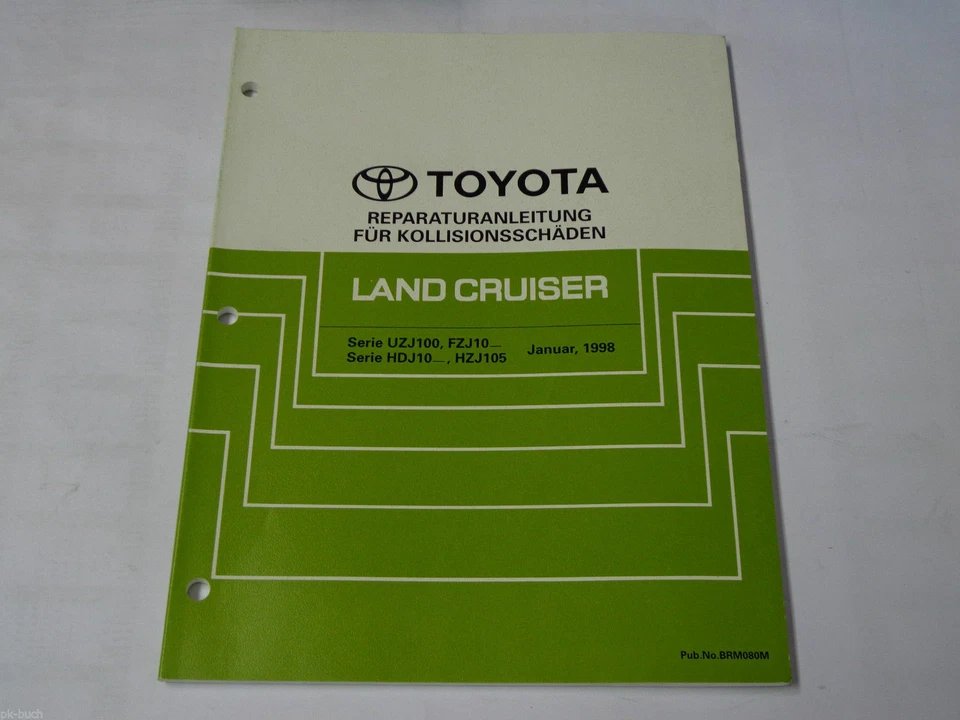 Manual De Taller De Carrocería Toyota Land Cruiser, Fecha 01/1998 - Imagen 1 de 1
