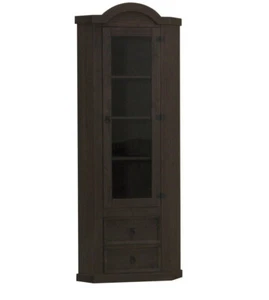 Eckschrank New Mexico Kiefer massiv kolonial Mexiko Wohnzimmer Vitrine Schrank  - Bild 1 von 5