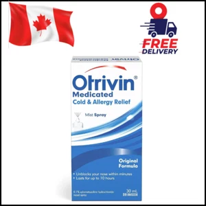 Otrivin Nasal Spray Cold & Allergy Medication Decongestant OG Formula 30ml - Picture 1 of 1