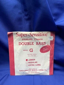 Super-Sensitive 1/2 Size Double Bass 'G' Stainless Steel Individual String - Picture 1 of 2