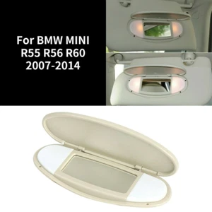 Sun Visor Mirror Frame Cover For BMW MINI R55 R56 R60 2007-204 Beige Fast Ship - Picture 1 of 7