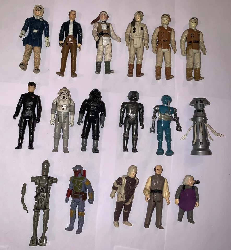 Lote de 17 figuras de acción Kenner 1980 81 82 originales vintage Empire Strikes Back Foto 1 de 2