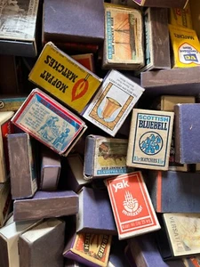 22- Lot of Various Vintage Matchboxes – Great for Resellers, Artists, Collectors - Picture 1 of 4