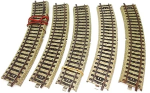 MARKLIN 3 RAIL 5 PIECES 20CM CURVED TRACK - 1960'S - Picture 1 of 2