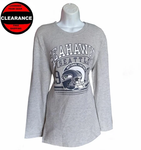Nfl Womens Apparel * Seattle Seahawks ladies Loungewear / Shirt,  Lg,  CLEARANCE Cover