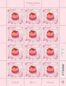 france 2025 heart valentine Pierre Hermé HERME ISPAHAN pastry with SMELL 12v FUL - Picture 1 of 1