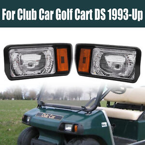 Fits 1993 & Up Club Car Ds Industrial Carts Headlight Set Left+Right Replacement
