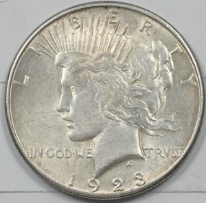 US 1923-S Silver Peace Dollar BU U2064 combine shipping - Picture 1 of 2