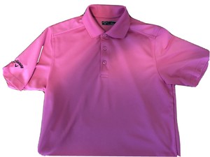 Callaway Opti-Dri Pink Golf Polo Shirt Small VERY GOOD!