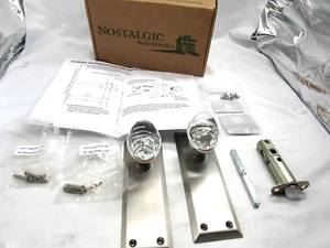 Nostalgic Warehouse NYKOCC PSG 238 NK Oval Clear Crystal Solid Nickel - Picture 1 of 9