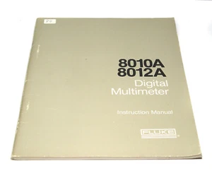 Multimetr cyfrowy Fluke 8011A / 8012A instrukcja obsługi i serwisu - Zdjęcie 1 z 1