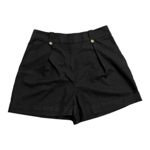 ASOS Linen Hourglass Mom Shorts Size 12 - Picture 1 of 13