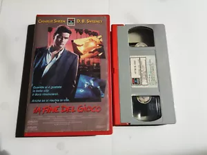 La fine del gioco (1987) VHS RCA Charlie Sheen, Randy Quaid, Bill Duke - Imagen 1 de 1