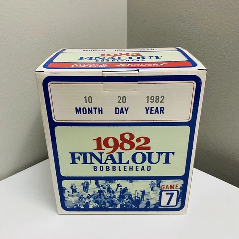 St Louis Cardinals 1982 Final Out Bobblehead (Sutter & Porter), SGA 8/13/2022 Cover
