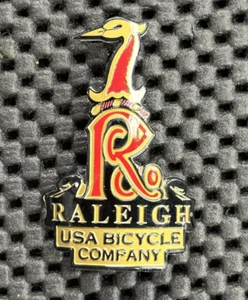NOS Vintage RALEIGH bicycle Head Badge Tag Emblem England Heron- USA Bicycle Co. - Picture 1 of 5