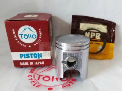 PARA Suzuki TS100 TC100 '73-77 GT185 '73-77 Pistón y Anillos STD Nuevo DIA=49mm Foto 1 de 4