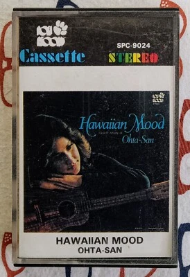 Ohta-San Hawaiian Mood 1977 Cassette Album Ukulele Poki Records VG+ - Image 1 of 4