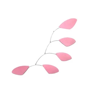 Abstraktes modernes Hope rosa Hängemobile - bemalter Stahl Museumsqualität neu - Bild 1 von 1