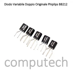 BB212 Doppio Diodo Variabile Originale Philips C8: 19pF Ratio 29 - Imagen 1 de 2