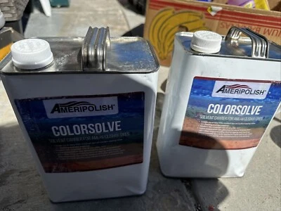 AMERIPOLISH COLORSOLVE 1GL Solvent Carrier For Ameripolish Dyes See Desc. (G) - Image 1 of 4