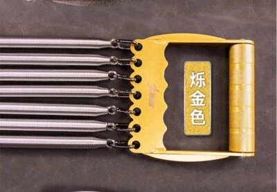 Expansor de pecho Extractor de ejercicio Estirador muscular Entrenamiento 7 resortes Gimnasio en casa Tirar Foto 1 de 4