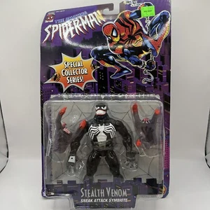 The Amazing Spider-Man Stealth Venom 6 Inch Action Figure 1996 ToyBiz - Picture 1 of 11