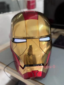 Autoking Iron Man Gold MK5 Helmet Electronic Voice Activated Open&Close Mask - Picture 1 of 17