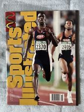 Aug. 12, 1996 Sports Illustrated-Michael Johnson 1996 USA Olympian-No Label