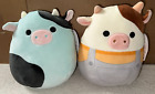 SQUISHMALLOWS CILLIAN & RONNIE COW 8" PLUSH **NEW HARD TO FIND**